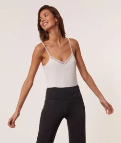 Pantalon Fluide Taille Haute -Luxe Lingerie Soldes 642040905 c