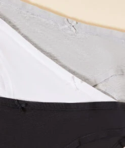 Lot De 3 Culottes En Coton Biologique -Luxe Lingerie Soldes 644902990 b