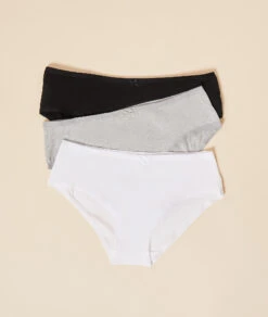 Lot De 3 Shortys En Coton Biologique
