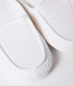 Chaussons Mules Maille Nid D'abeille -Luxe Lingerie Soldes 646634201 b