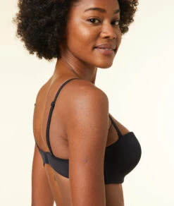 Bandeau Microfibre Push-up, Bretelles Amovibles Bonnets A Et B -Luxe Lingerie Soldes 646721005 c