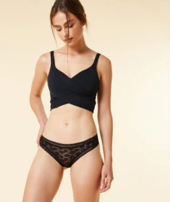 Tanga Dentelle Florale -Luxe Lingerie Soldes 647459205 6