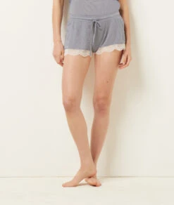 Short Bords Dentelle -Luxe Lingerie Soldes 648585125 b