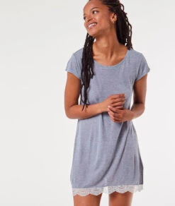 Chemise De Nuit Bas Dentelle -Luxe Lingerie Soldes 648585325 c