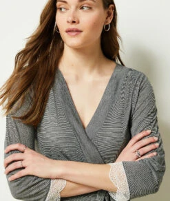 Déshabillé Détails Dentelle -Luxe Lingerie Soldes 648586402 b