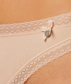 String En Microfibre Bords Dentelle -Luxe Lingerie Soldes 649181292 b