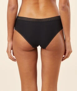 Shorty Microfibre Détails Dentelle -Luxe Lingerie Soldes 650486705 c