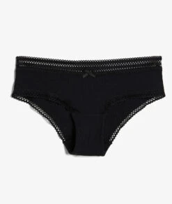 Shorty Microfibre Détails Dentelle -Luxe Lingerie Soldes 650486705 d