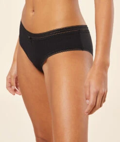 Shorty Microfibre Détails Dentelle