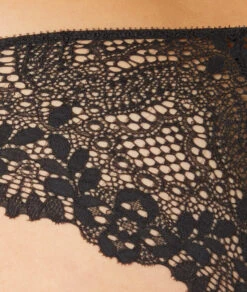Hipster En Microfibre Et Dentelle -Luxe Lingerie Soldes 650564705 b