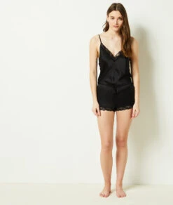 Caraco En Soie 7 Caraco En Soie -Luxe Lingerie Soldes 651534405 6