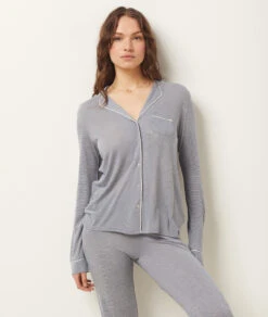 Chemise De Pyjama Unie -Luxe Lingerie Soldes 651599525 b