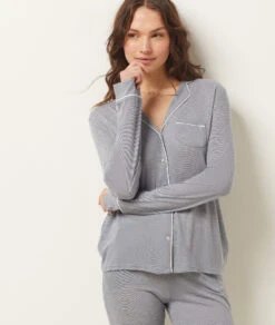 Chemise De Pyjama Unie -Luxe Lingerie Soldes 651599525 c