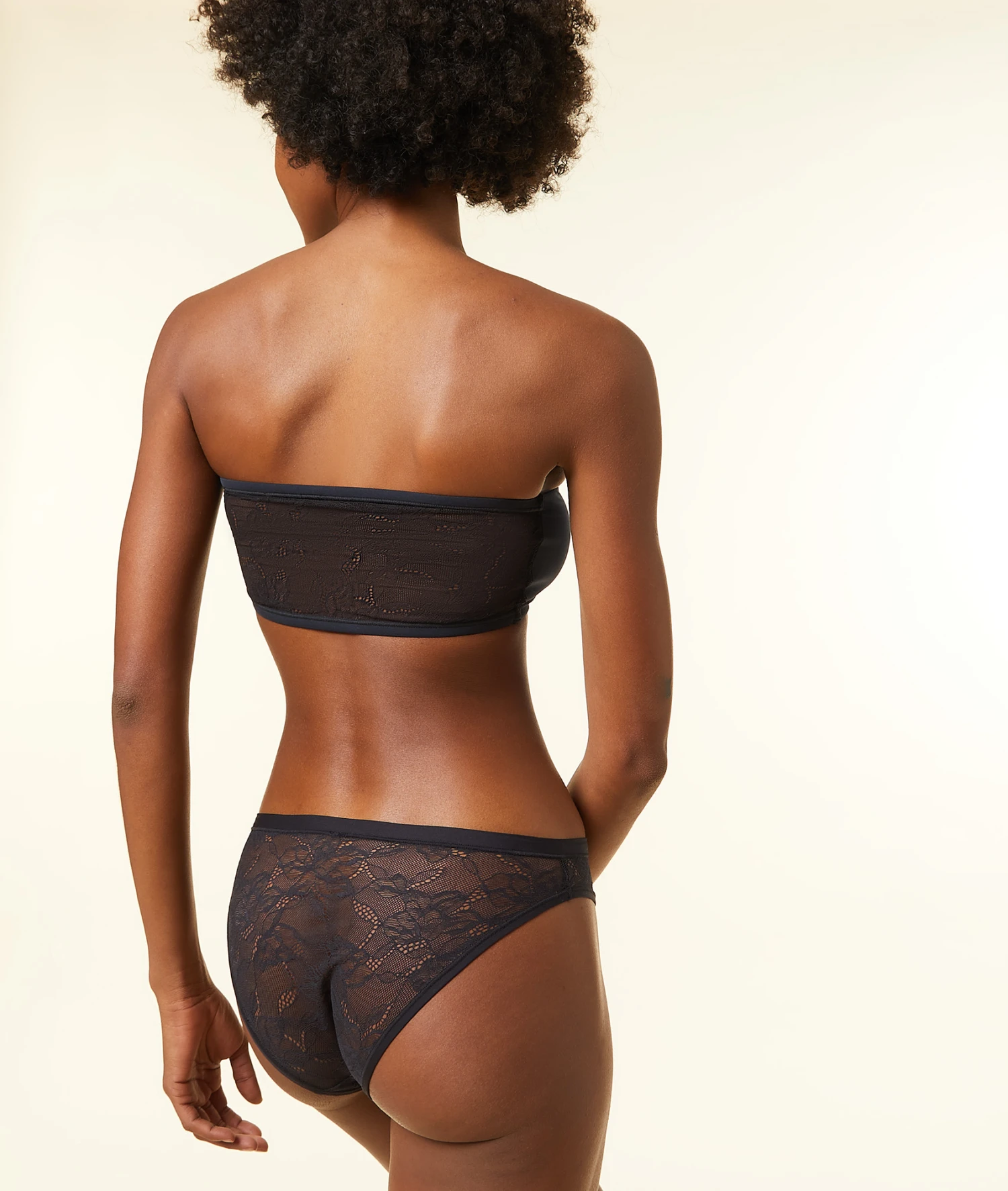 Bandeau Réversible En Dentelle Et Microfibre Extensible 2 Bandeau Réversible En Dentelle Et Microfibre Extensible - Image 2