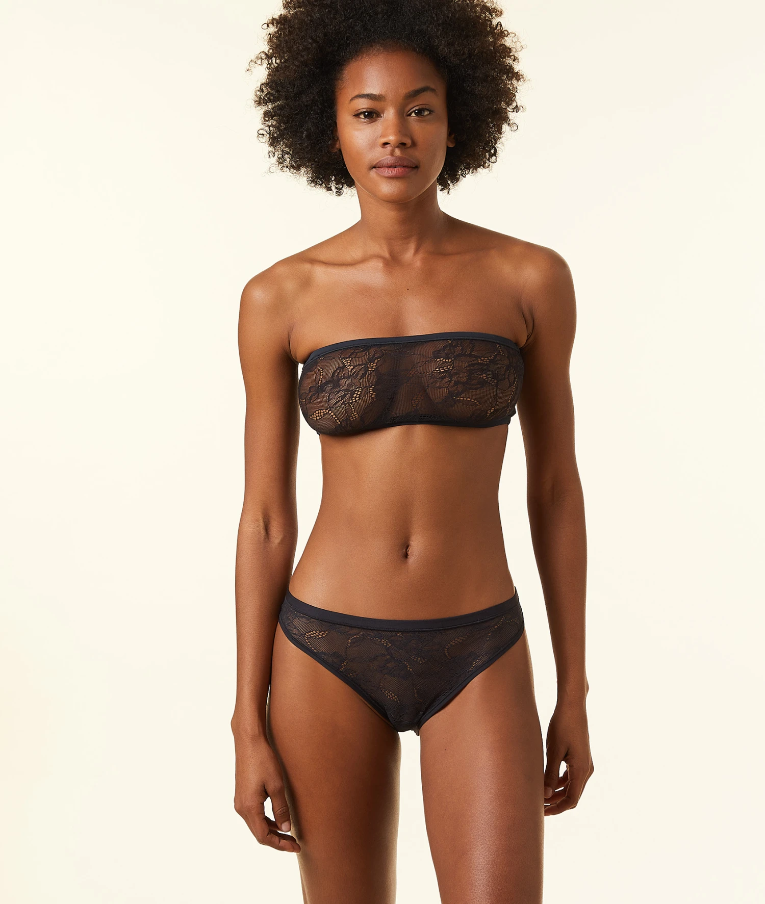 Bandeau Réversible En Dentelle Et Microfibre Extensible 4 Bandeau Réversible En Dentelle Et Microfibre Extensible - Image 4