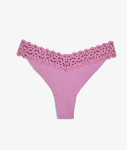 Tanga En Microfibre Et Dentelle 11 Tanga En Microfibre Et Dentelle -Luxe Lingerie Soldes 652435311 d