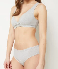Brassière Réversible En Coton Biologique Extensible -Luxe Lingerie Soldes 652451903 6