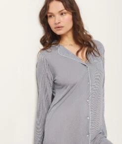 Chemise De Nuit à Manches Longues -Luxe Lingerie Soldes 652460425 d