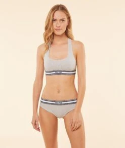 Brassière Dos Nageur En Coton Biologique Extensible -Luxe Lingerie Soldes 652492403 6