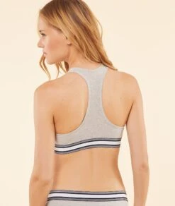 Brassière Dos Nageur En Coton Biologique Extensible -Luxe Lingerie Soldes 652492403 c