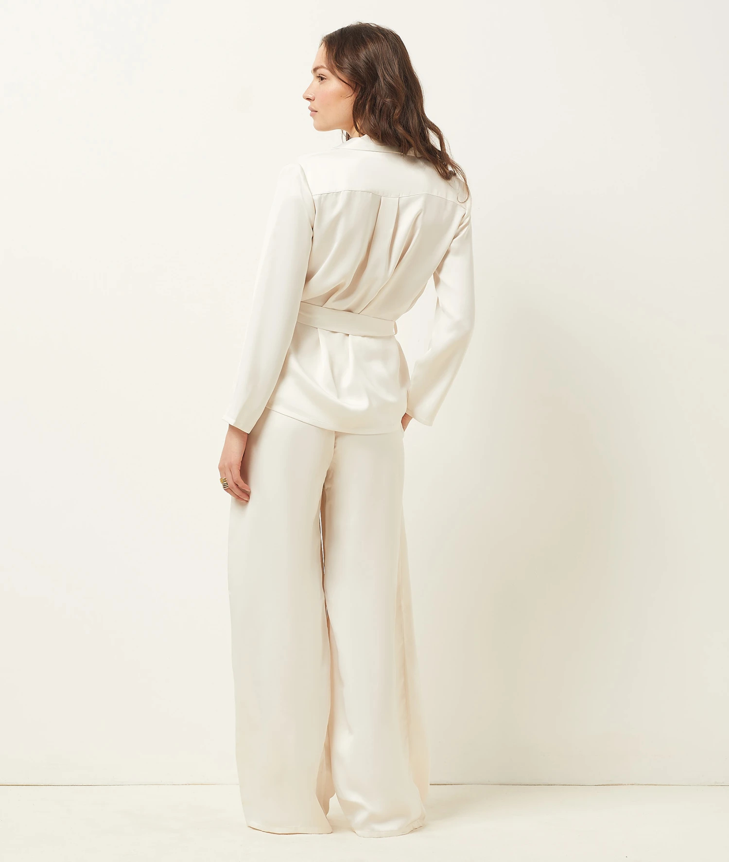 Pantalon De Pyjama Satiné 3 Pantalon De Pyjama Satiné - Image 3