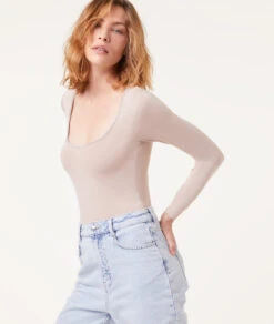 Body Manches Longues Maille Thermique