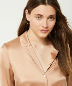 Chemise De Pyjama En Soie 8 Chemise De Pyjama En Soie -Luxe Lingerie Soldes 652963676 b