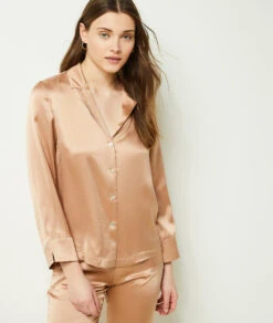 Chemise De Pyjama En Soie 9 Chemise De Pyjama En Soie -Luxe Lingerie Soldes 652963676 c