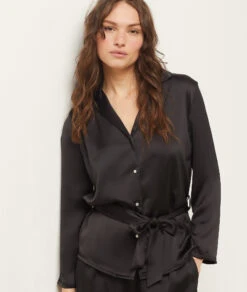 Chemise De Pyjama à Nouer -Luxe Lingerie Soldes 653109805 c