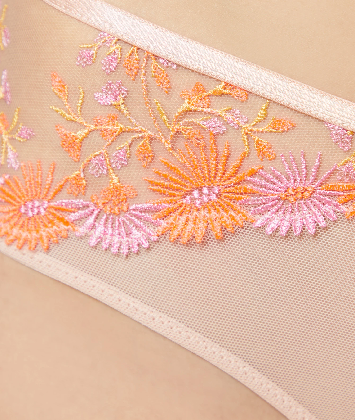 Shorty En Tulle Brodé 4 Shorty En Tulle Brodé - Image 4