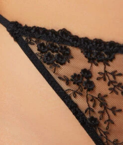 String à Nouer En Tulle -Luxe Lingerie Soldes 653542205 b