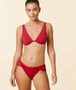 Shorty En Microfibre Et Dentelle -Luxe Lingerie Soldes 653549573 6