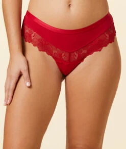 Tanga Détails Dentelle