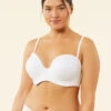 Bandeau Microfibre Bretelles Amovibles, Bonnet D