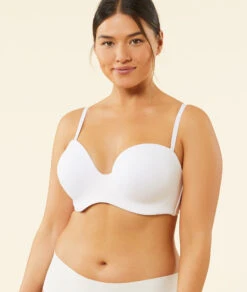 Bandeau Microfibre Bretelles Amovibles, Bonnet D