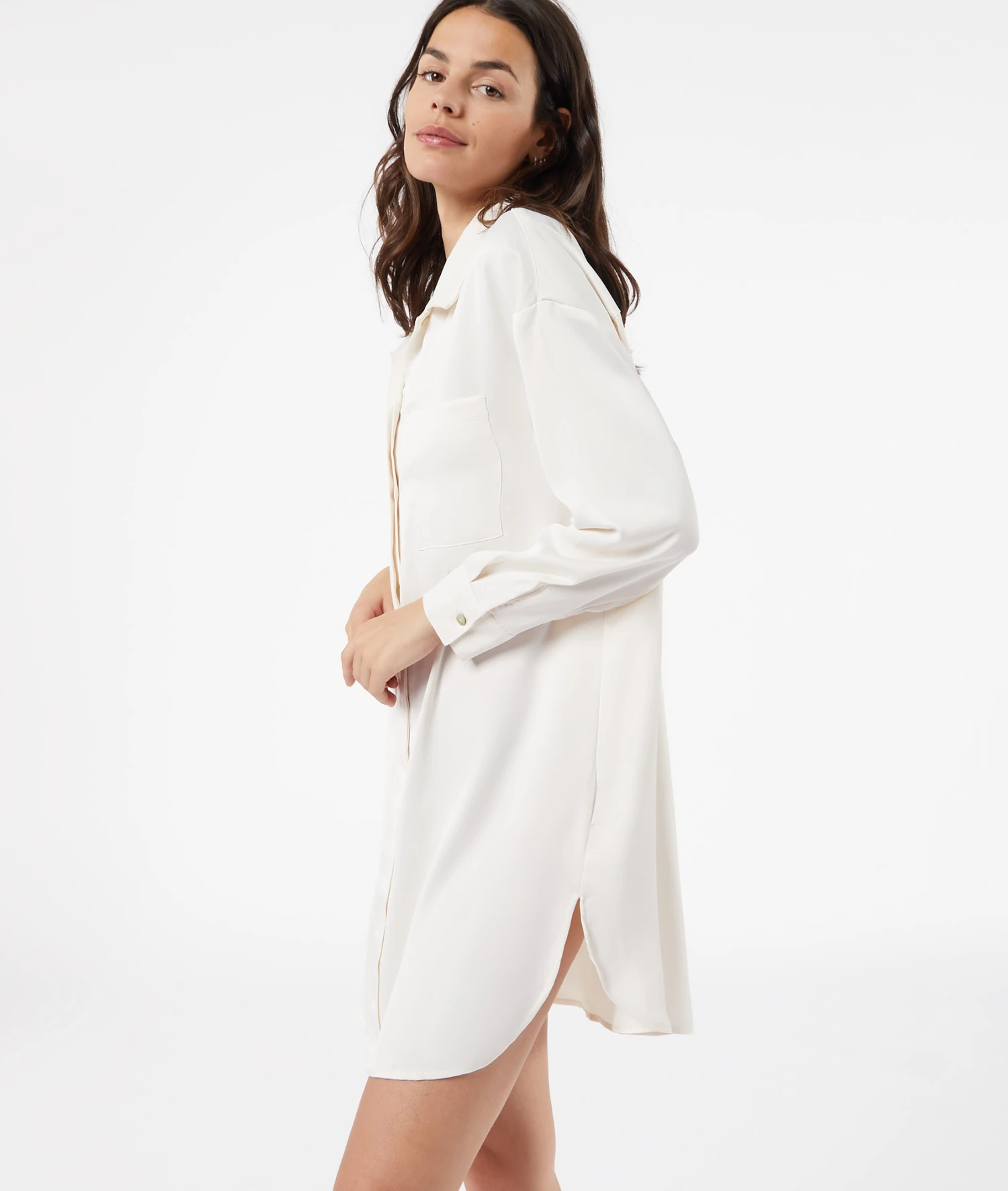 Chemise De Nuit Satinée 5 Chemise De Nuit Satinée - Image 5