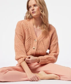 Gilet Grosse Maille -Luxe Lingerie Soldes 653765061 c