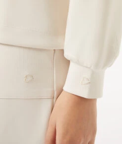 Top Manches Longues Resserré à La Taille -Luxe Lingerie Soldes 653771583 b