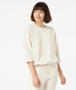 Top Manches Longues Resserré à La Taille -Luxe Lingerie Soldes 653771583 c