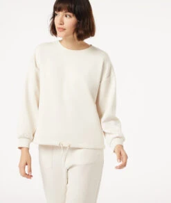 Top Manches Longues Resserré à La Taille