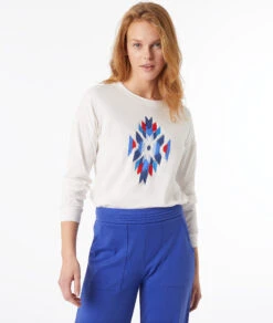 T-shirt Manches Longues Brodé