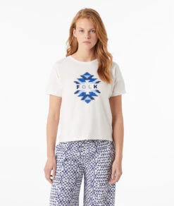 T-shirt Manches Courtes Imprimé 100% Coton Biologique 9 T-shirt Manches Courtes Imprimé 100% Coton Biologique -Luxe Lingerie Soldes 653774880 c