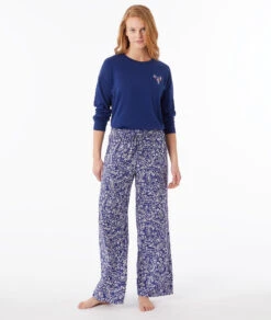 T-shirt Manches Longues Imprimé 100% Coton Biologique -Luxe Lingerie Soldes 653774925 6