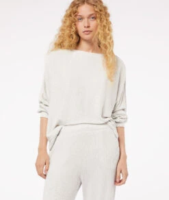 Pantalon évasé Côtelé 9 Pantalon évasé Côtelé -Luxe Lingerie Soldes 653778302 c