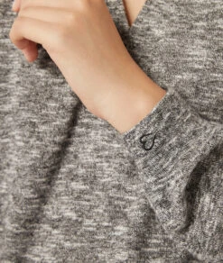 Top Manches Longues Col V -Luxe Lingerie Soldes 653779104 b