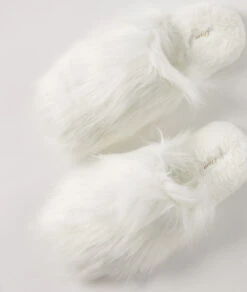 Chaussons Mules Fausse Fourrure -Luxe Lingerie Soldes 653796001 c