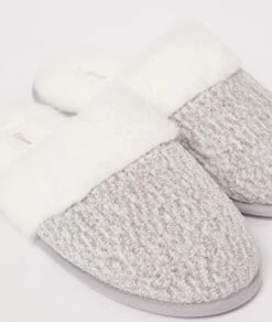 Chaussons Mules Fourrés -Luxe Lingerie Soldes 653797503 b