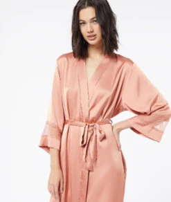 Déshabillé Long Détails Dentelle -Luxe Lingerie Soldes 653806188 6