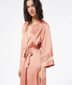 Déshabillé Long Détails Dentelle -Luxe Lingerie Soldes 653806188 c