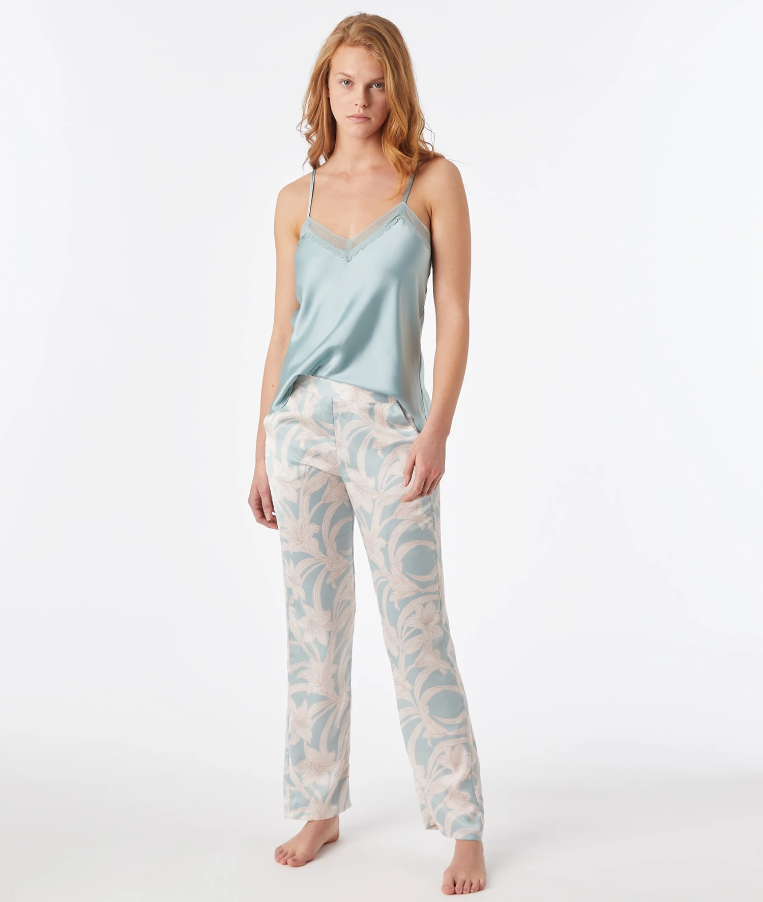 Pyjama 3 Pièces Satiné 3 Pyjama 3 Pièces Satiné - Image 3